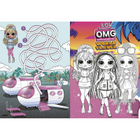 Дитяча книжка-розмальовка "Travel City Babe" LCB4 зі стікерами