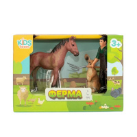 Дитячий іграшковий набір "Ферма" Q9899-T1_1 кролик, конячка, фермер