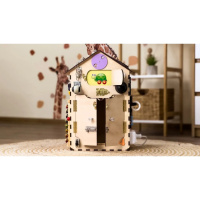 Розвиваюча іграшка Бізікуб "Будинок" TG200333 натуральний, 55х30 см