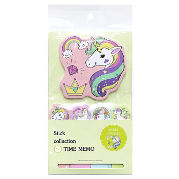 Набір паперових стікерів Єдиноріг N7-001-3 для нотаток