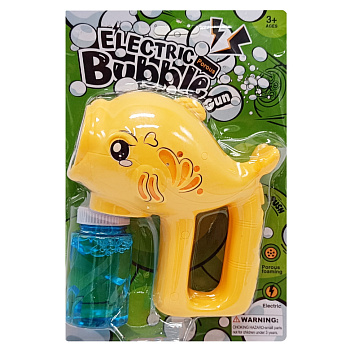 Дитячий генератор мильних бульбашок "Рибка" F2288(Yellow) 60 мл