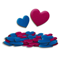 Дитячий набір м'яких наліпок "Серце" VT4206-53, 50 наліпок