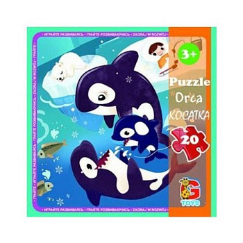 Дитячий пазл "В океані" LO7, 20 елементів