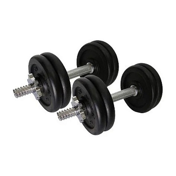 Гантелі складальні литі 2 шт по 10 кг TI-968-746-5