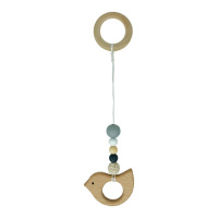 Дитячий дерев'яний гризунок "Пташка" MGZ-0410-1 з підвіскою