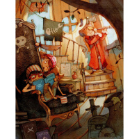 Дитяча книжка "Банда піратів: Таємничий острів" 797014, 48 сторінок