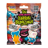 Колекційна іграшка-сквіш Хайпові ведмедики Tiki Wiki SQ027 іграшка-сюрприз