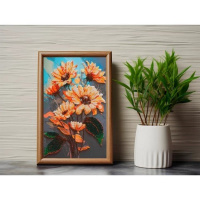 Набір для вишивання бісером "Дарунок сонця" AB-919 на натуральному холсті 