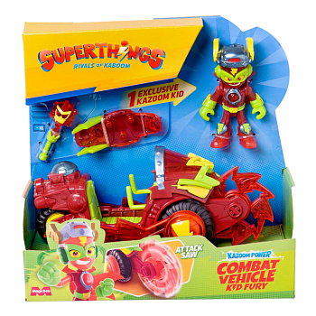 Дитячий ігровий набір "Кід Ф'юрі" SuperThings PSTSP116IN210 серії "Combat Vehicles" 