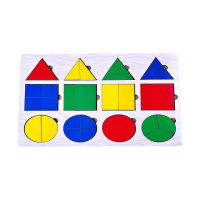 Розвиваючі вкладиші Фігури "Частини та ціле" (ПСД204) PSD204 геометричні