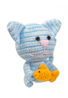 Дитячий набір для творчості "Котик" BK-005 в'язання гачком