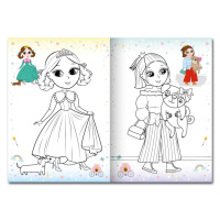 Дитяча розмальовка "Принцеси" РМ-77-05 з маскою