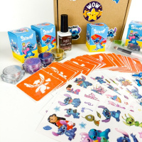 Набір для біо-тату "Wow Box Стіч" wow-box-stich-5 для 5 дітей 