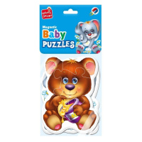 Дитячі магнітні пазли "Лісові жителі" VT3208-17, 9 елементів