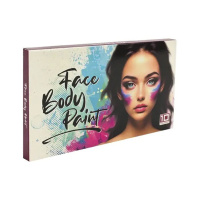 Дитячий набір аквагриму Cel-2503 палетка, пензлик, 10 кольорів