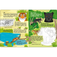 Розвиваючий зошит "Червона книга про хижаків" 15207 з наклейками