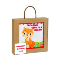 Велика м'яка книга-пищалка "Руде кошеня" 823482 англійською