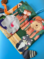 Розвиваюча книжка-шуршалка 668-230(Wild animal) англійські слова