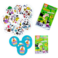 Дитяча настільна гра "Хлоп! Хвать!" VT8077-05,  54 фішки, правила гри