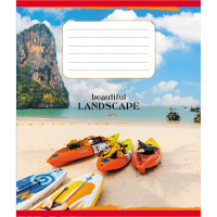 Зошит учнівський "Байдарки" 018-540017L-2 в лінію, 18 аркушів 