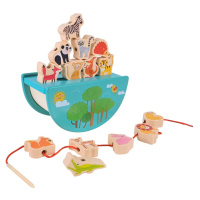 Дерев'яна іграшка Балансир-шнурівка 2 в 1 C9406