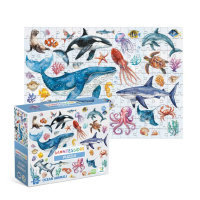 Дитячий пазл Монтессорі "Океанічні тварини" 300630, 200 елементів