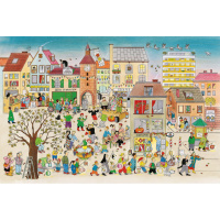 Картонна книга Осінній вімельбух 318277, 12 сторінок