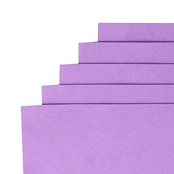 Фоаміран для творчості А4 15A4-7053 фіолетовий 1,5 мм, 10 аркушів