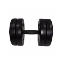 Гантель складальна композитна в пластиковій оболонці Rock pro 10,5 кг NE-PL-G-010