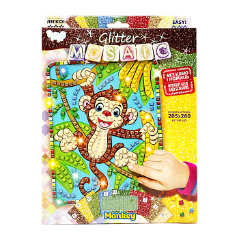 Креативна творчість "Блискуча мозаїка: Monrey" БМ-02-03, 20.6х26 см