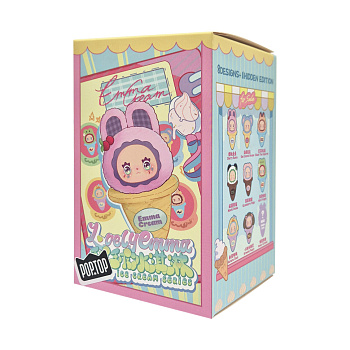 Колекційна м'яка іграшка з кільцем Морозивко Pop Top MJ-000095 Lucky Emma серії "Scoop Ice Cream"