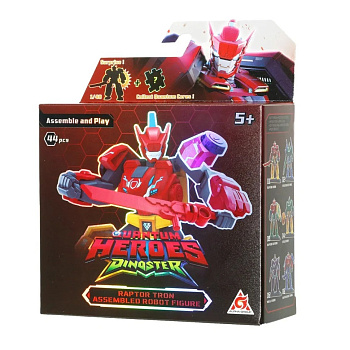 Дитячий робот-конструктор "Раптор Трон" Dinoster EU580881A-1, 45 деталей