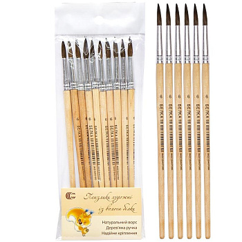 Пензлик художній "Білка №6" 89597, 1 Шт