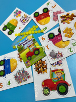 Дитяча настільна гра "Веселий фермер" VT2100-13 з липучками