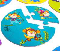 Дитяча настільна гра "Зоосвіт 3 в 1" VT2901-04 укр. мовою