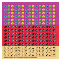 Лабіринти з наклейками "Музика об'єднує" Тролі 1249011, 450 наклейок