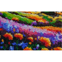 Набір для вишивання бісером "Вечоріє над лугом" AB-938 на натуральному холсті 