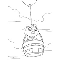 Пригодницькі розмальовки "Літаючі кошики" 233003 Щенячий Патруль