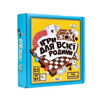 Набір настільних ігор "Ігри для всієї родини" 30688/1, 4 гри