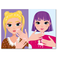 Дитяча книжка з наліпками студія краси "Nail art accesories" РМ-76-04