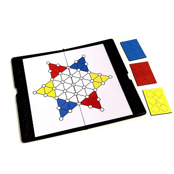 Настільна гра "Китайські шашки міні" UB 1684UB магнітне ігрове поле