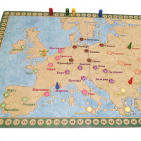 Настільна гра "Галопом по Європах" 0840 розвиваюча