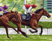 УЦІНКА! Картина за номерами. Brushme "Дослідний жокей" GX24139-UC