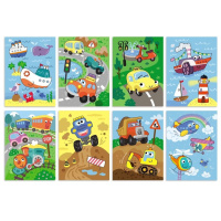 Набір водних розмальовок "Транспорт" 300309 з маркером для води