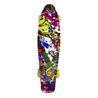 Скейт "Пенні борд" Bambi SC20507 квадратні PU колеса зі світлом, 56 см