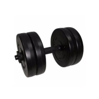 Гантель складальна композитна в пластиковій оболонці Rock pro 10,5 кг NE-PL-G-010