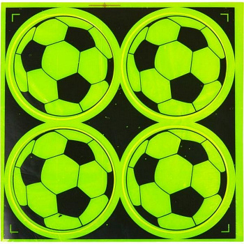 Наклейка світловідбиваюча "М'яч" 128-CIT 4 штуки