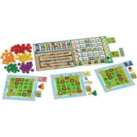 Настільна гра "Соковиті фрукти" SF001U 100 дерев'яних фігурок фруктів