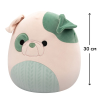 М'яка іграшка SQUISHMALLOWS – БУЛЬДОГ АВГУСТІН (30 cm)