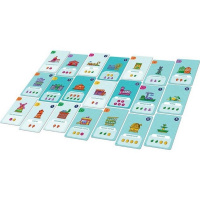 Карткова гра "Карткове місто" PCT01UA 160 двобічних карток ресурсів